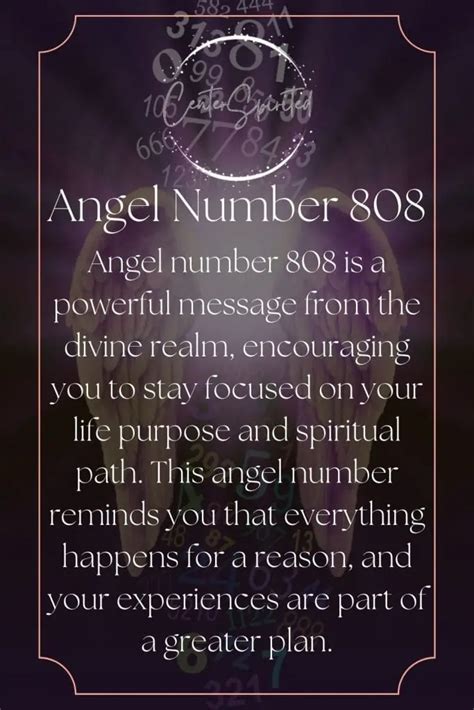 Angel Number 808: What It Means & What You。